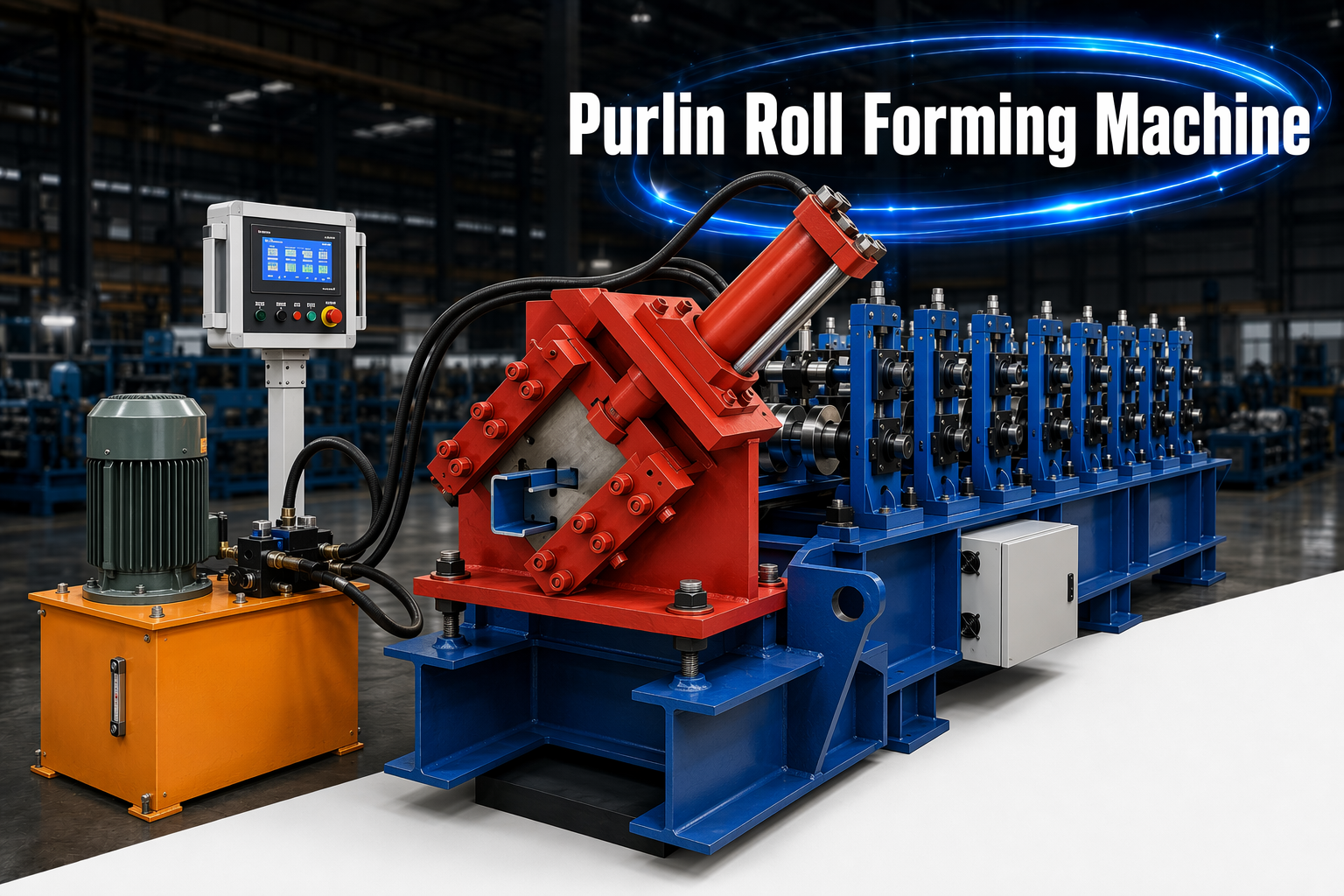 Purlin roll forming machine