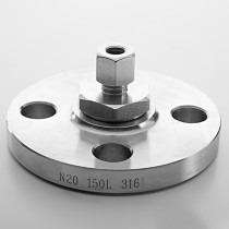 Flange adapter fitting flange to double ferrule fitting flange adaptor
