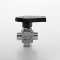 Stainless Steel 316 Alloy400 1500psi Female 3 Way Ball Valve