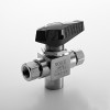 Double Ferrule Forged Compression 3 Way Valve
