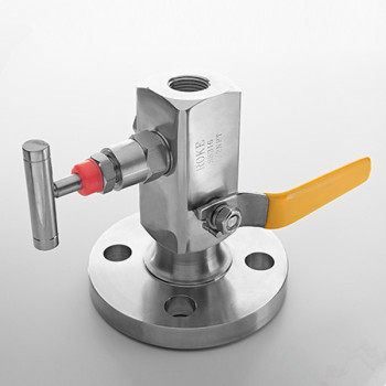 Block and Bleed Valve Stainless Steel Flange Valve for Water