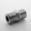 1/2 NPT Hydraulic Straight Stainless Steel Male Thread Hex Nipple Fitting For Oil Gas Water