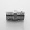 1/2 NPT Hydraulic Straight Stainless Steel Male Thread Hex Nipple Fitting For Oil Gas Water