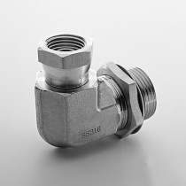 Factory Wholesale Stainless Steel 90 Degree Elbow Adjustable Angle Coupling Pipe Fitting