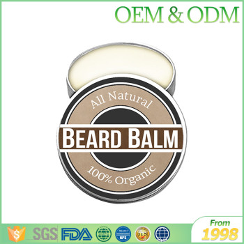 Factory price natural men conditioning beard cream organic oem beard balm