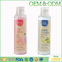 OEM hot selling brightening deep cleansing rose water for rediant skin witch hazel water for purified skin toner