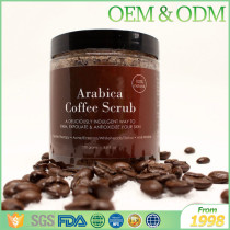 Wholesale best Korea coffee body scrub to remove dead skin body exfoliator scrub