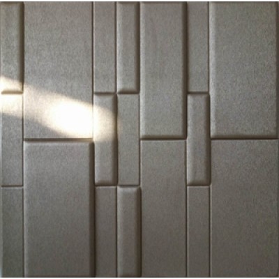 Leather Wall Covering  3D Leather Wave Panel Wall Coverings Faux leather Material