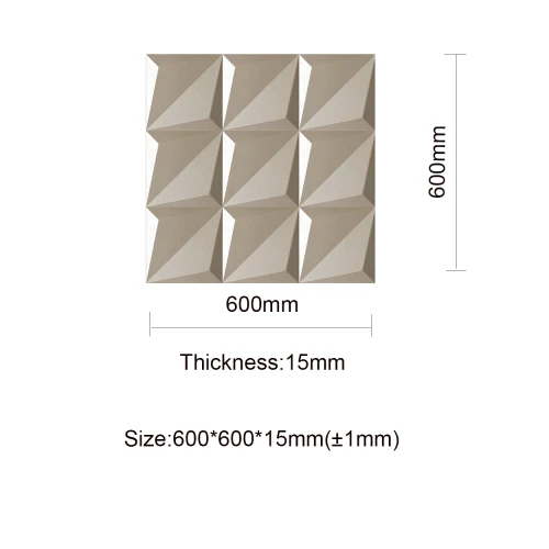 Building with home gardening for indoor luxury soundproof decorative panel