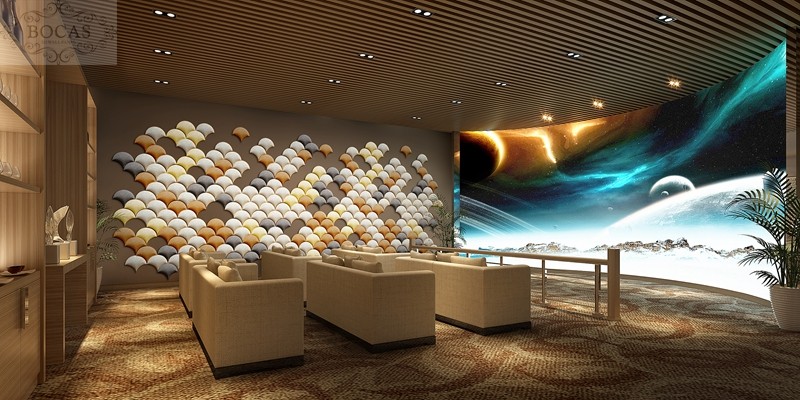 fan 3d faux wall panels
