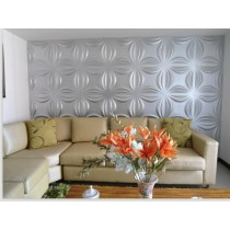 High Class Hotel Interior Embossed Effect 3d art soft wall panels from factory