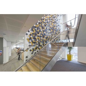 Top design hexgon shape 3D decorative panels home interior wall design panel