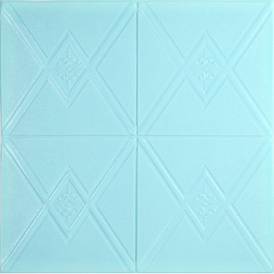 70*70cm square shape waterproof leather wall panel home designs