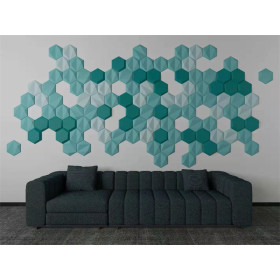 Hot selling hexgon shape 3D decorative panels home interior wall design/ceiling design board
