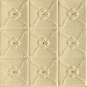 70*70cm square shape waterproof leather wall panel home designs