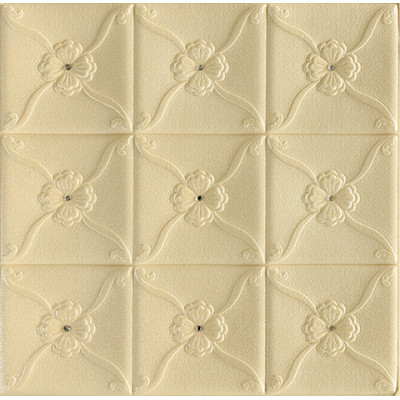 70*70cm square shape waterproof leather wall panel home designs