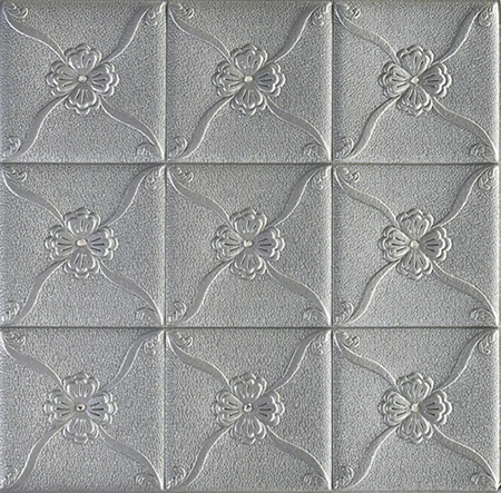 70*70cm square shape waterproof leather wall panel home designs