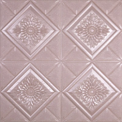 70*70cm square shape waterproof leather wall panel home designs