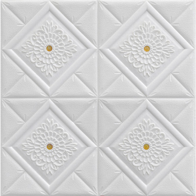 70*70cm square shape waterproof leather wall panel home designs
