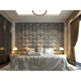 homeroom interior 3dart leather wall panel design cladding Textured Wall Covering PU Material Panels Stickers