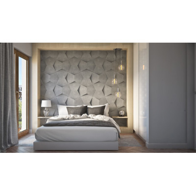 bow-knot shape 3D Leather Tiles Decoartive 3D Wall Panels