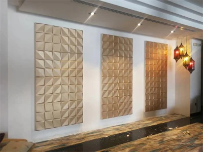 Building with home gardening for indoor luxury soundproof decorative panel