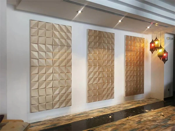 Building with home gardening for indoor luxury soundproof decorative panel