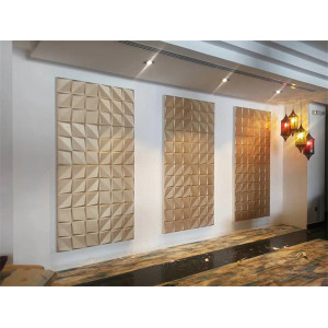 Building with home gardening for indoor luxury soundproof decorative panel