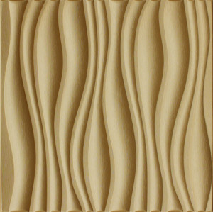 Soundproof/waterproof/mositure-proof gold color 3d wall panel and ceiling decration