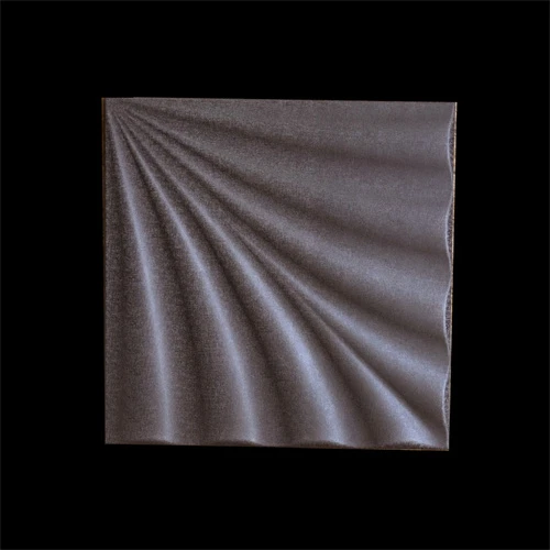 Luxury decoration for hotel lobby & Listed company Shell shape white wall decoration board