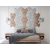 Luxury 3d leather tiles wall board decorate home design
