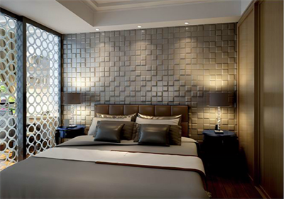 Luxury home decor 3d wall tiles for interior design art 3d leather tiles