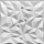 D101 Waterproof shine Gold Diamond Design PVC 3d Wall Panel For Interior