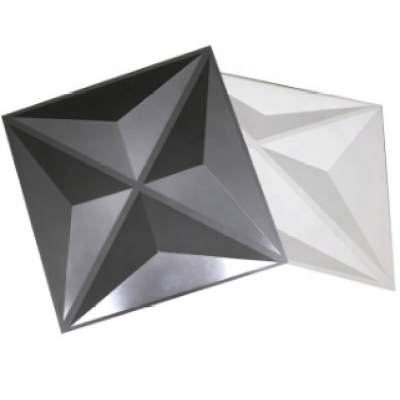 china Factory made building material 3d pvc wall panel black color