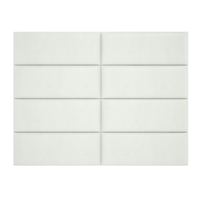 Grey color 25x60cm upholstered wall panel headboard wall panel