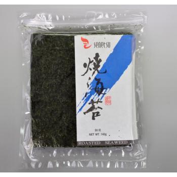 2018 High Grade Senetsu Roasted Seaweed-Asia Food-壽司燒紫菜 YakiNori (50 Sheets)