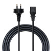 Australia 3pin male AU plug to IEC 320 C13 AC power cord for laptop