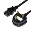 UK Plug to IEC C13 Power Cord Cable
