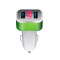 Dual car USB charger Real-time display current and voltage with over voltage protection