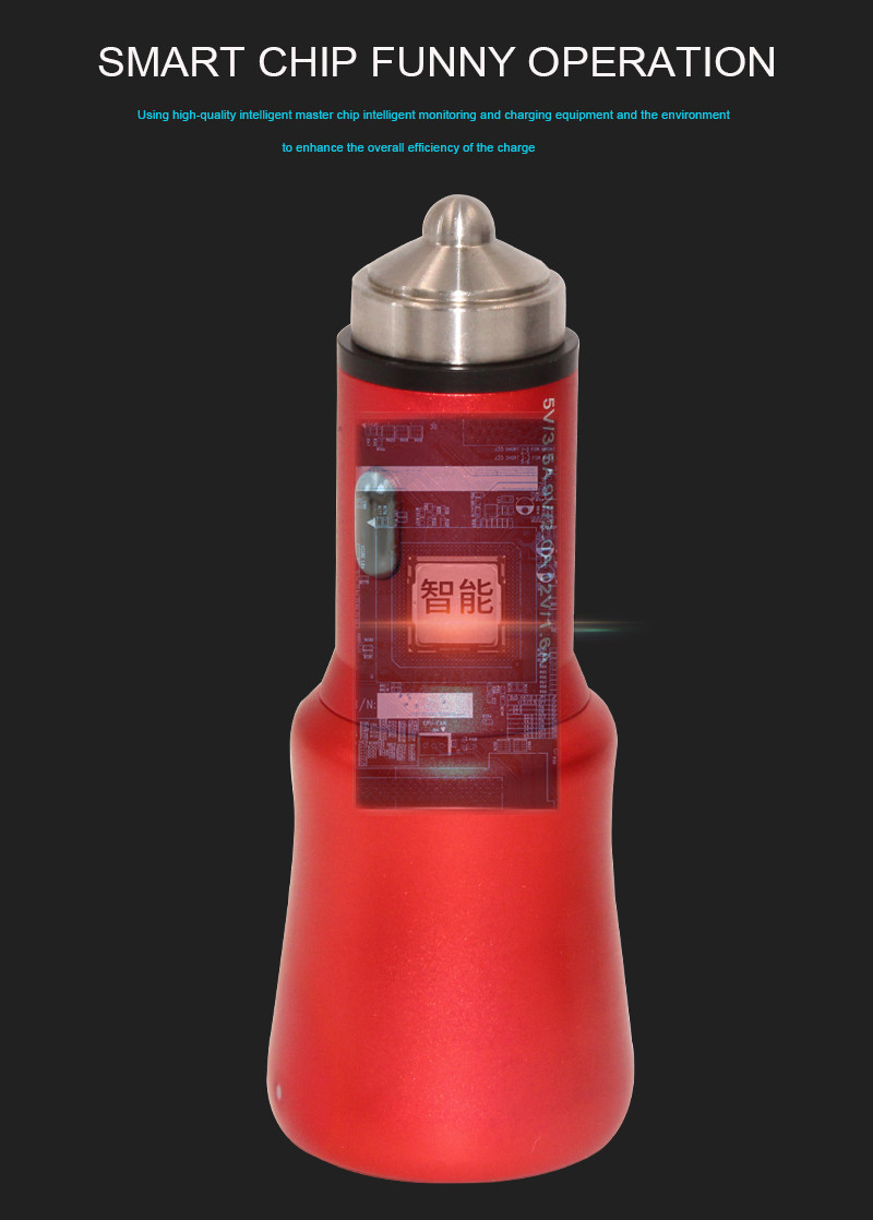 Fast Charging smart electric DC12-24V usb car charger support QC2.0/3.0