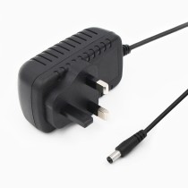 12V1A UK AC/DC power adapter with DC5.5*2.1/DC5.5*2.5mm/DC3.5*1.35 for router