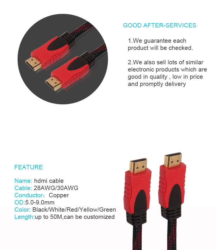 HDMI cable,High Speed HDMI 2.0 Cable (3 Feet) for 4K Ultra HD