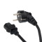 High Quality Power Adapter EU Plug Extension Cord For PC,laptop charger power cord