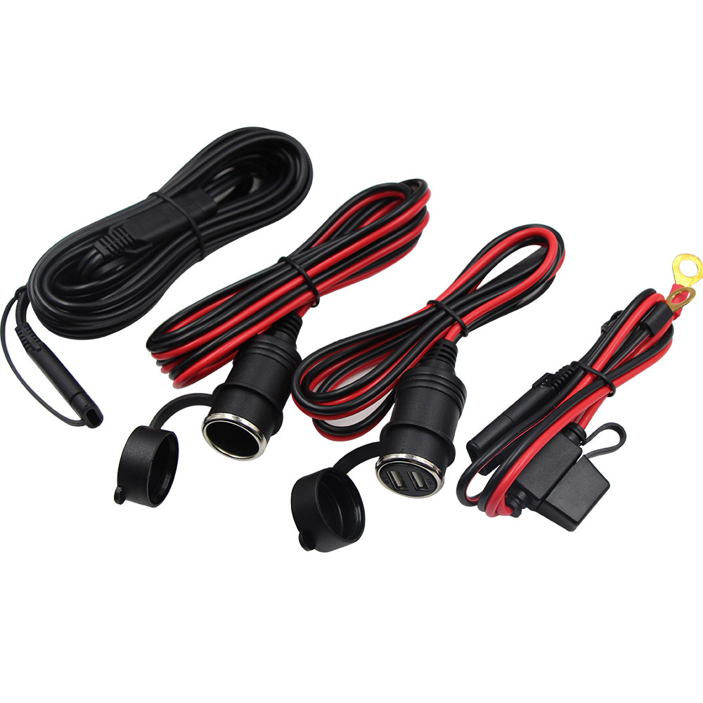 12v car charger cable sets