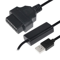 OBD connector power converter cable for car black box continuous power supply