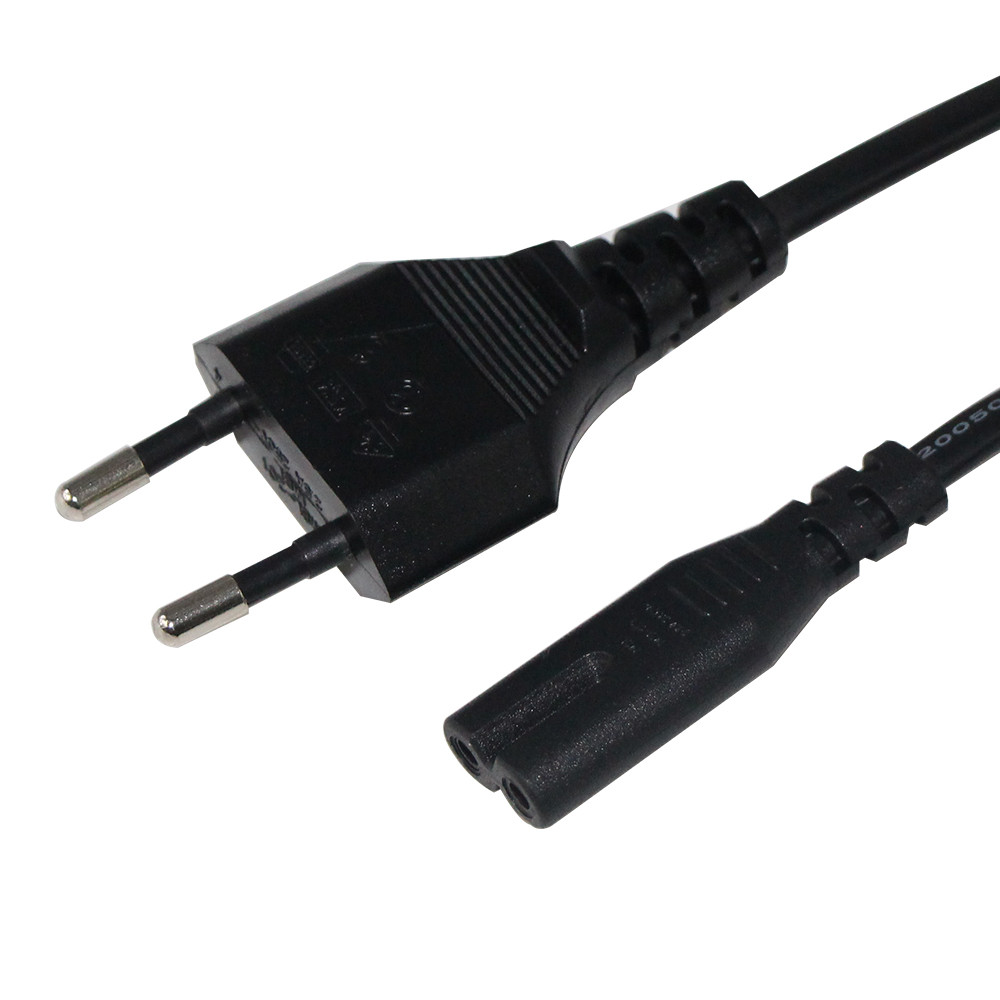 EU 2pin to IEC C7 power cord