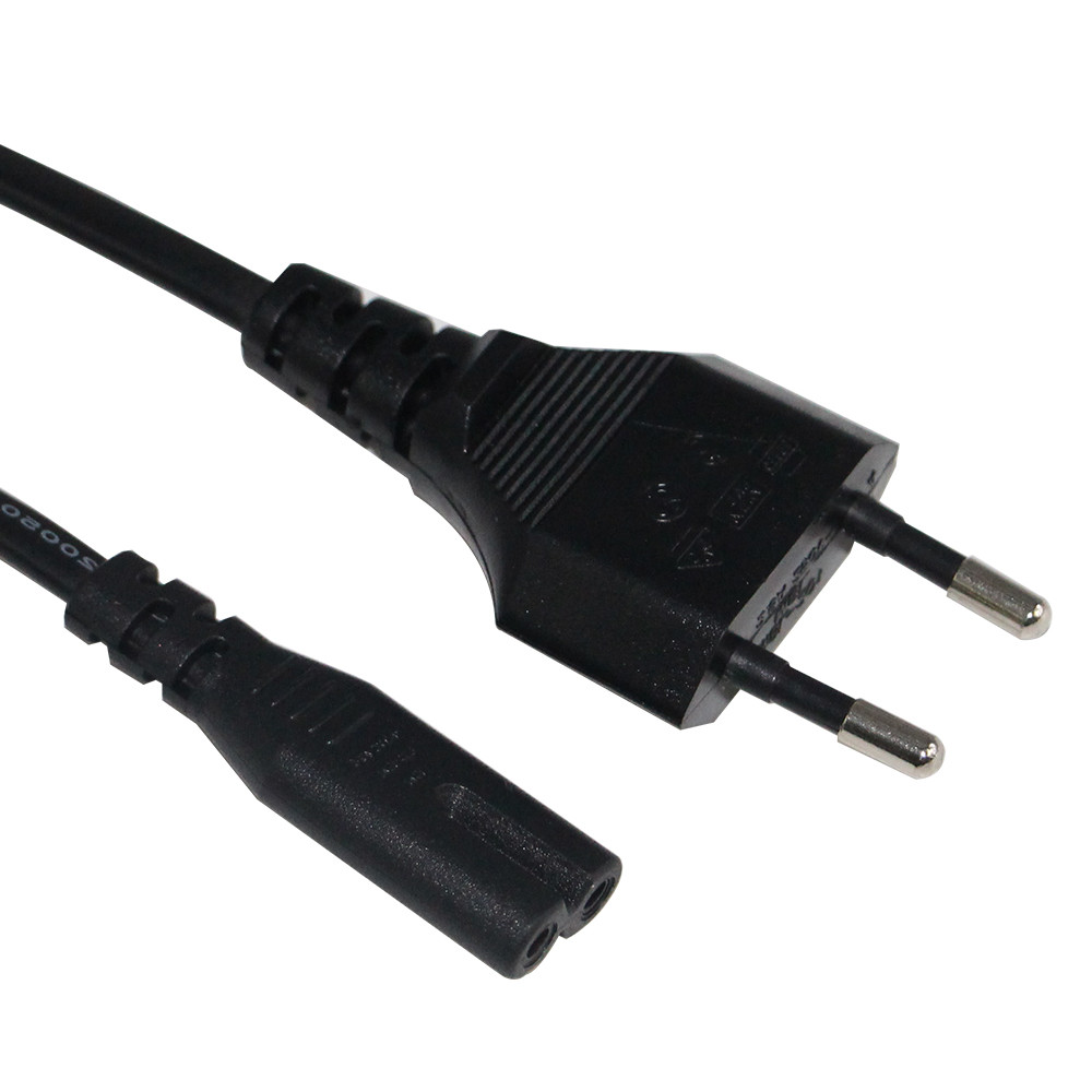 EU 2pin to IEC C7 power cord