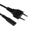 VDE approved AC power cord EU 2PIN plug to IEC C7
