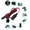 Auto car battery jump starter cable cigarette female lighter Socket to SAE 12-24V auto car DC Power Supply cable