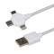 3 in 1 usb cbale Type-C USB 3.1 fast charging and data sync cable